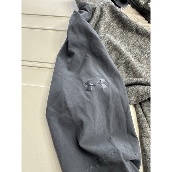 Under Armour Women's Loose Fit ColdGear 1/2 Zip Jacket Gray Blue Size Medium NWT - Picture 3 of 6